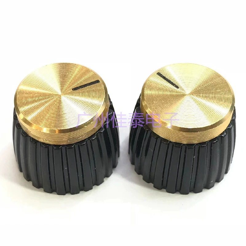 Ручка 20X16 stripesd с золотыми блестками Ручка вала цветка 6 мм, аудио ручка, ручка регулировки инструмента