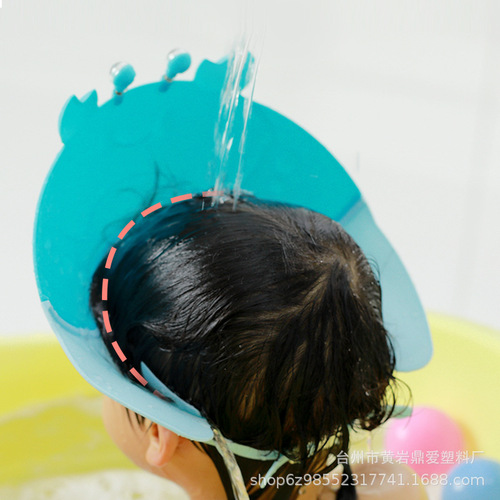Baby Hair Wash Magic Hat for Kids Waterproof Bath Shampoo Hat, Eye and Ear Protecting Silicone Shower Cap for Infants and Toddlers