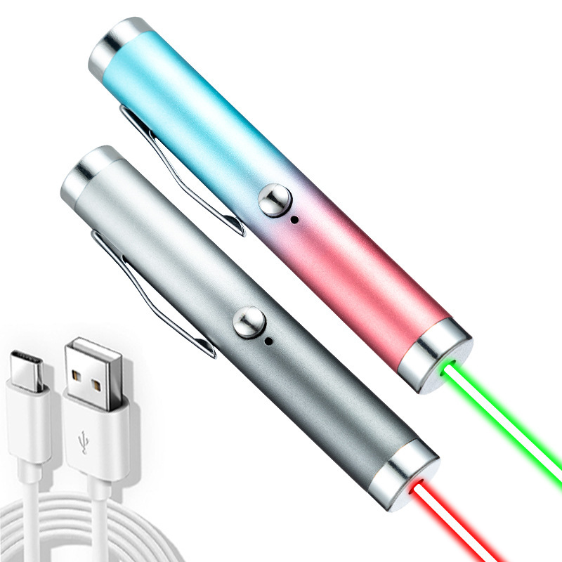 High-Power Long-Range Rechargeable Laser Pointer, Laser Light for Sales Offices, Model House Tour Pointer, Green Light Pointing Laser Pen, Indicator Pen