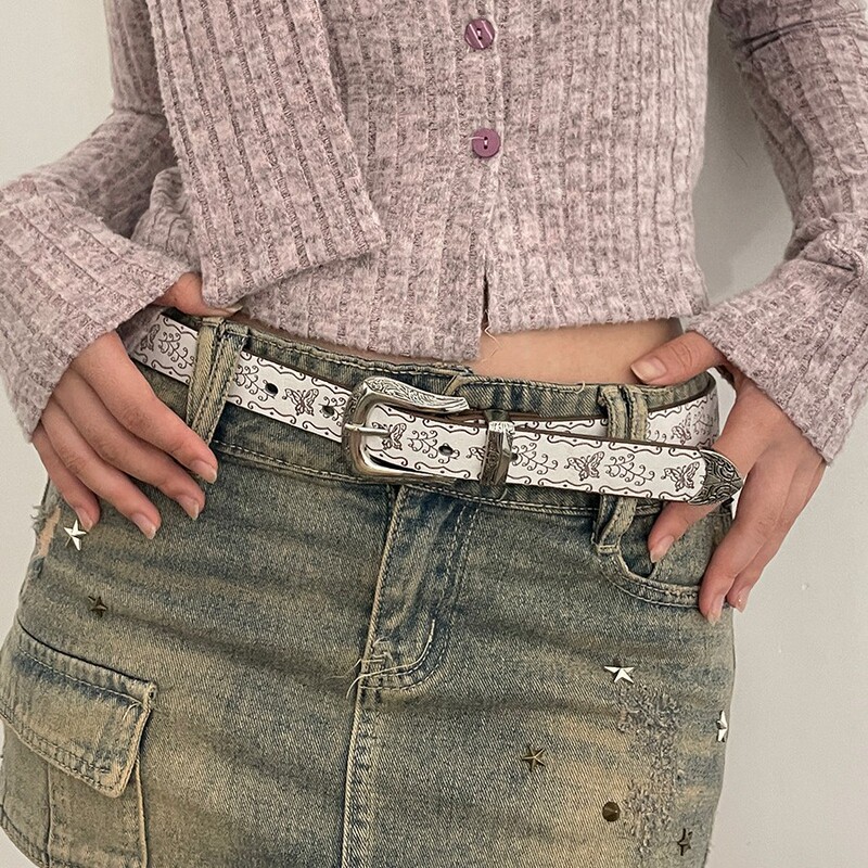 American Retro Y2K Belt 2024 New Jeans Accessories Korean Trousers Niche Design Trendy Belt American Retro Y2K Belt 2024 New Jeans Accessories Korean Trousers Niche Design Trendy Belt