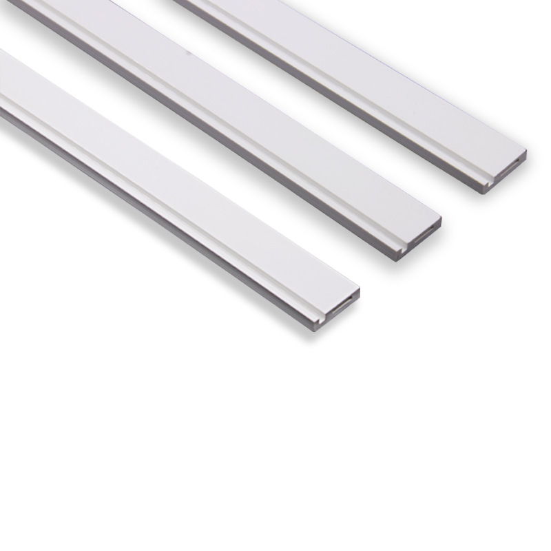 Perfil de extrusión de plástico PVC varilla de plástico blanco extrusión de PVC perfiles de extrusión de dibujo procesamiento personalizado