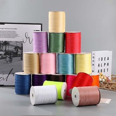 Wholesale 1cm wide 500 yards snow gauze ribbon, gift box packaging woven ribbon, cake packing, flower packaging decoration, DIY supplies