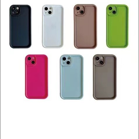 Simple dopamina color sólido para Apple 13PROMAX teléfono caso iPhone14 hembra 12Pro/11 suave 14PM