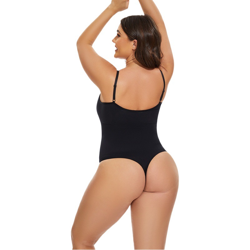 Cross-Border Foreign Trade Hot-Selling Tummy Control Seamless Tight-Fitting Tummy Control Body Shaping Enhanced Version Triangle Jumpsuit Bodysuit