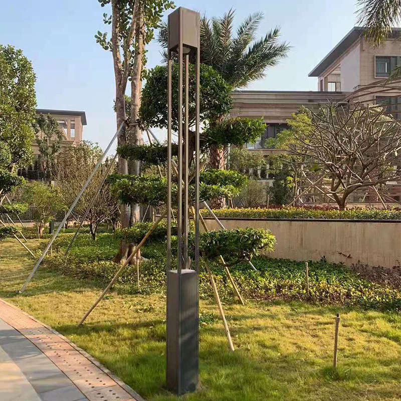 非标定制景观灯3米4米广场公园小区室外照明30W方形户外LED景观灯|ms