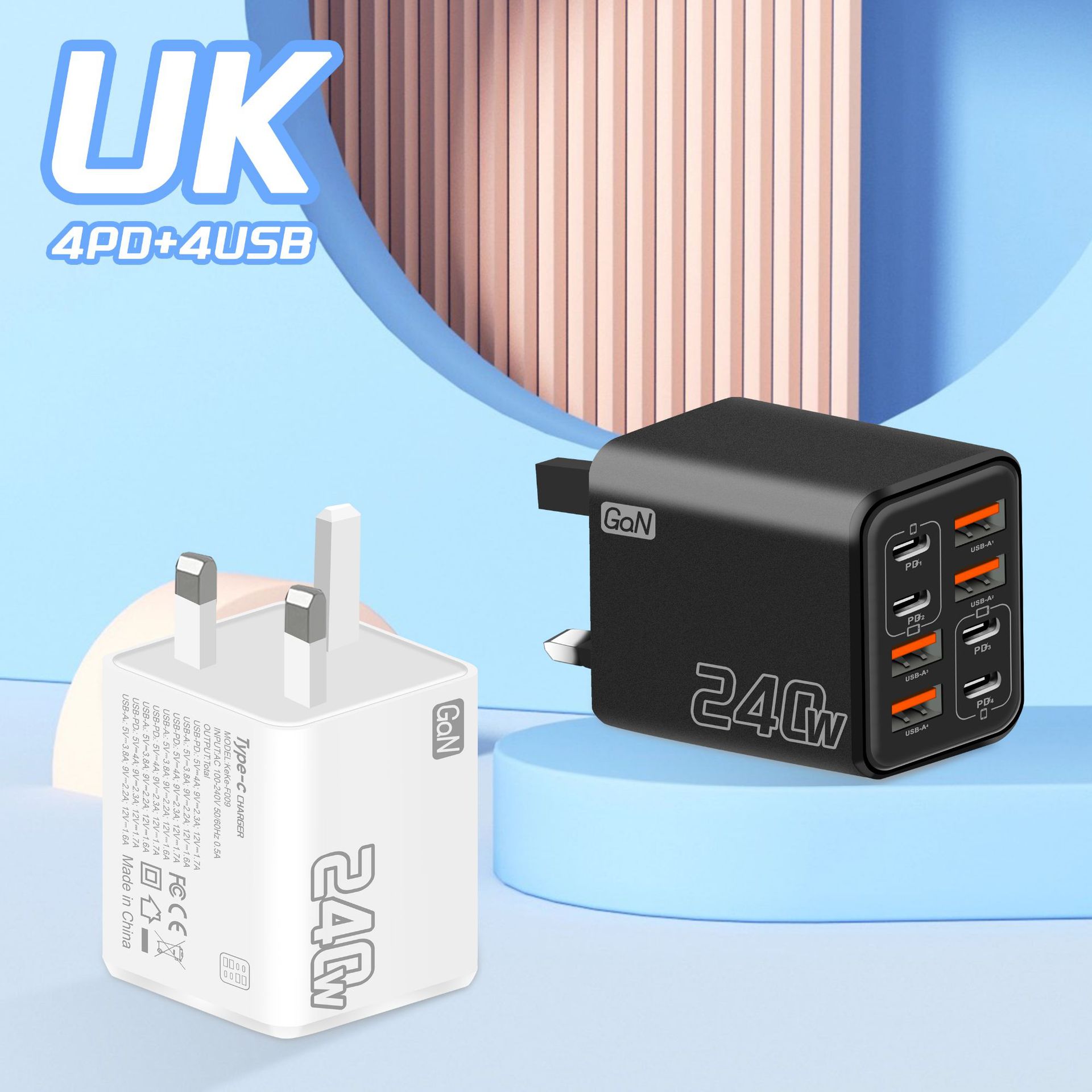 Multi-port Usb Wall Charger With Fast Charging Pd Technology_voghion.com