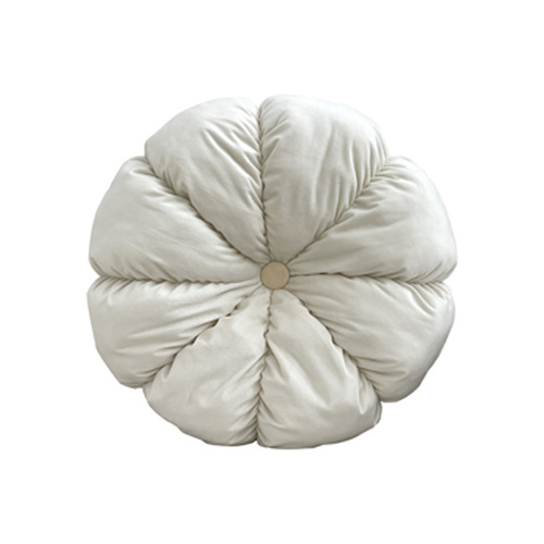 Nordic ins style velvet pumpkin cushion futon handmade pleated sofa cushion office chair cushion bay window pillow