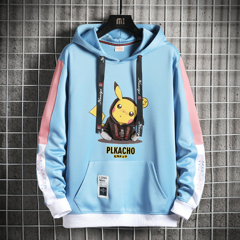 Printed Long-sleeved Sweater Men's Fashionable Korean-style Loose Casual Trendy Men's Spring and Autumn Hooded Sweater for Young Students