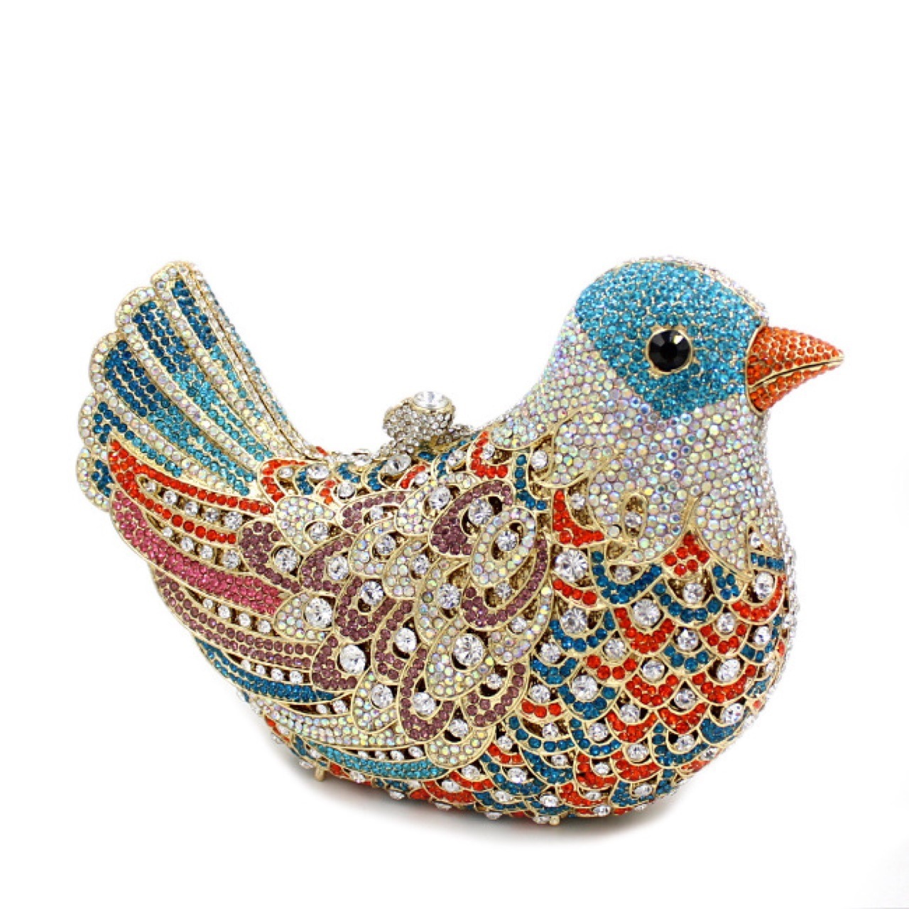 Bolsa de pájaros y palomas, bolsas de diamantes, bolsas de diamantes, bolsas de mano, bolsas de mujer de estilo europeo y americano.
