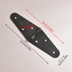 Jingmao Hardware New Chinese Style Home Decoration Box Accessories Black Oval Olive Lace Hinge