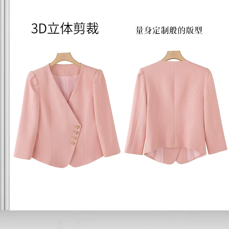 Spring summer short elite jacket, Chanel style, Chinese style, for teenagers