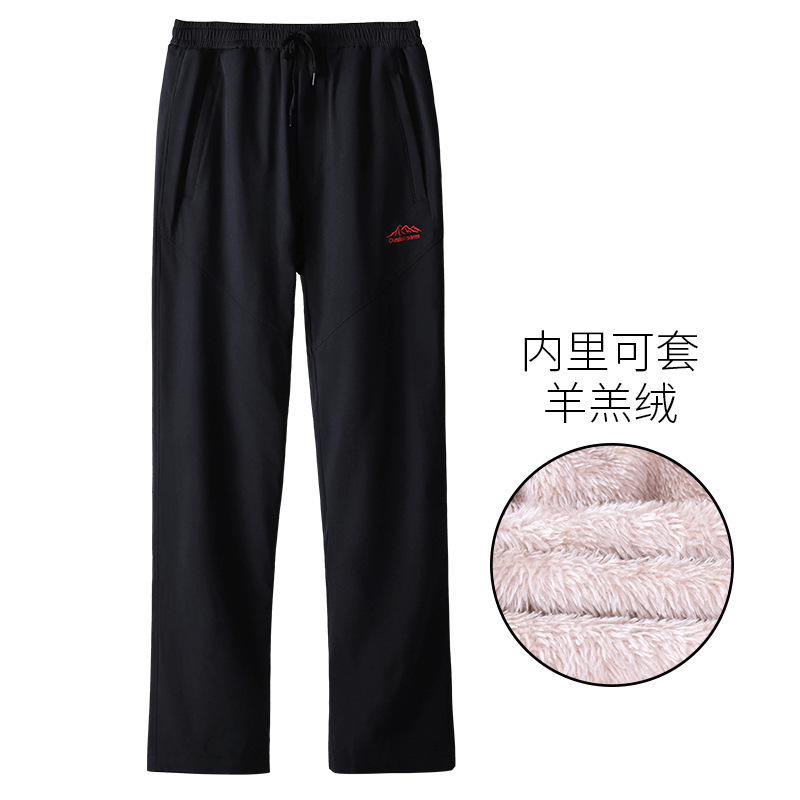 秋冬新款冲锋裤男加绒加厚情侣款冲锋裤女户外登山裤|ms