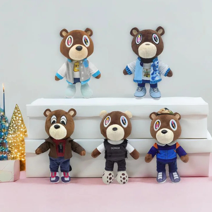 Cross-Border New Product Kanye Teddy Bear Kanye's Same Teddy Bear Plush Toy Doll