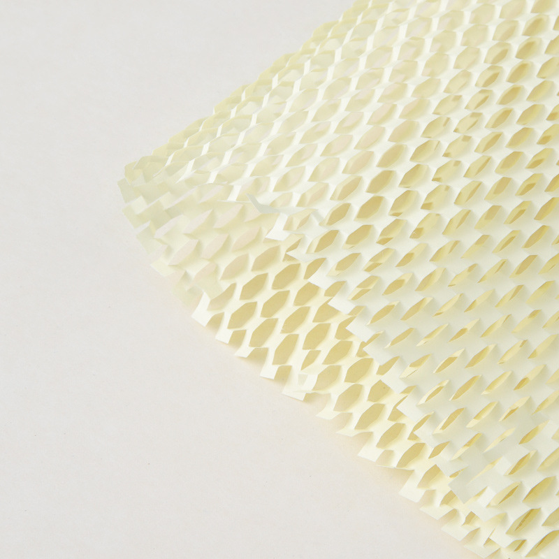 Papel de regalo de nido de abeja, papel de regalo acolchado con rejilla colorida, papel kraft de nido de abeja, venta al por mayor.