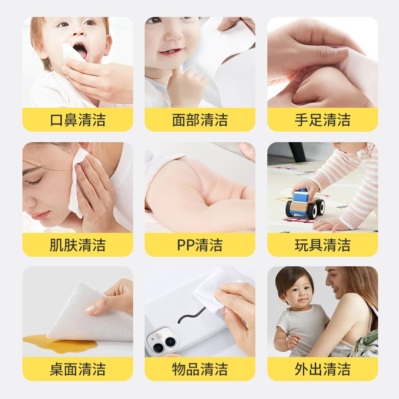 工場卸売ベビーウェットティッシュ小さなパッケージ増粘パールパターン 10 ポンプ母子新生児手と口のウェットティッシュ|undefined