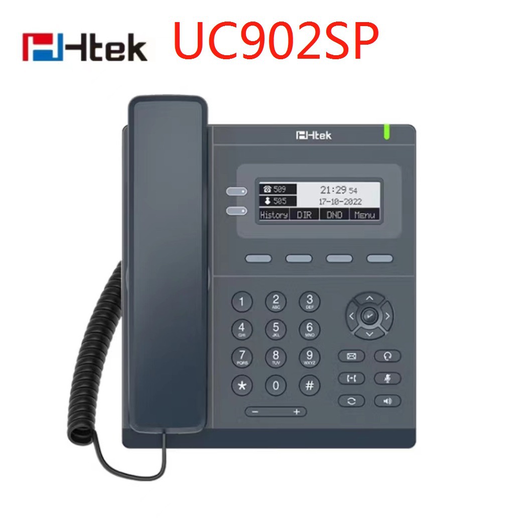 HTEK Hanlong UC902SP/903/921P/UCV10/UCV52 IP Network Office Telephones with PoE Power Supply