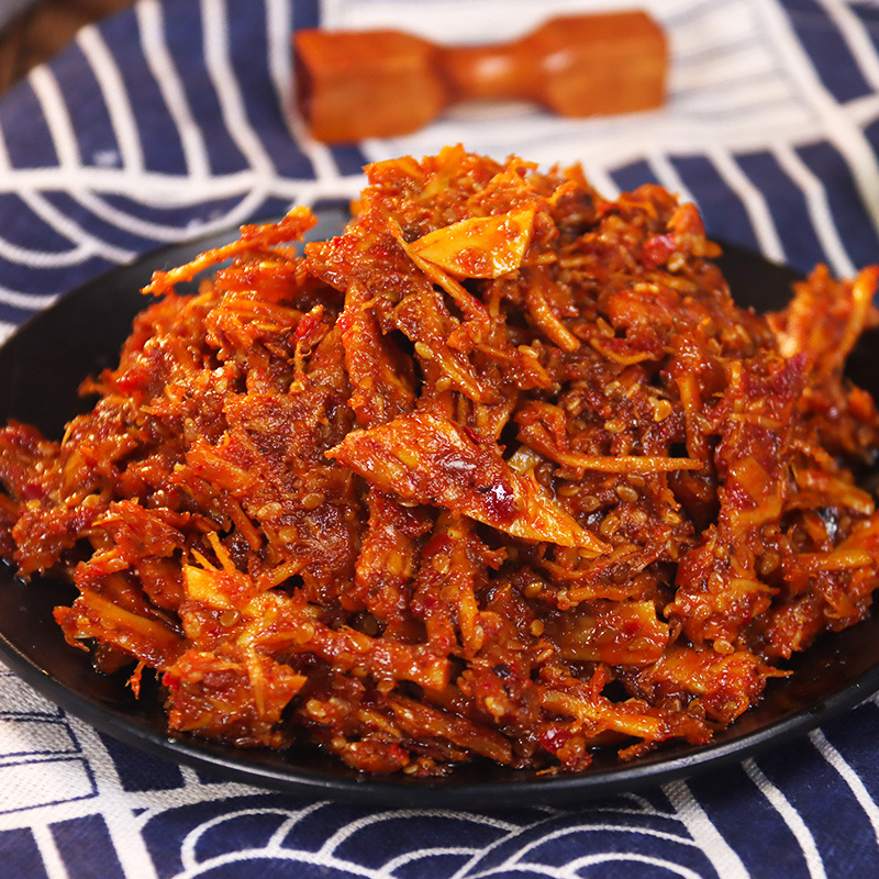 Northeast Spicy Beef Tendon Strips 150g Pack - Yanbian Beef Tendon Spicy Strips Korean-Style Appetizer for Drinking Beer Beef