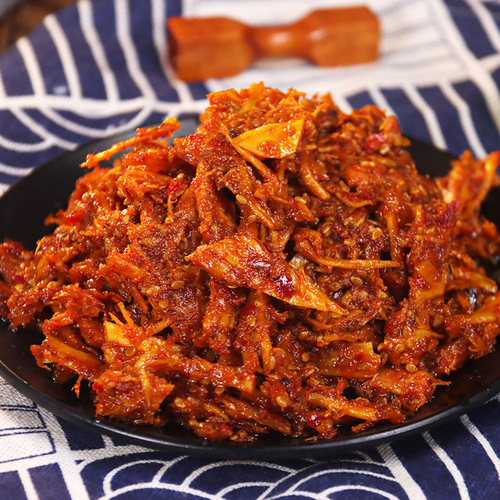 Northeast Spicy Beef Tendon Strips 150g Pack - Yanbian Beef Tendon Spicy Strips Korean-Style Appetizer for Drinking Beer Beef