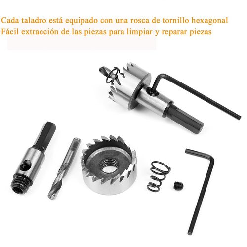 5pc Metal Stainless Steel Hole Punch, Alloy Steel Hole Punch, Metal Expanding Drill, Steel Plate Round Opening Tool