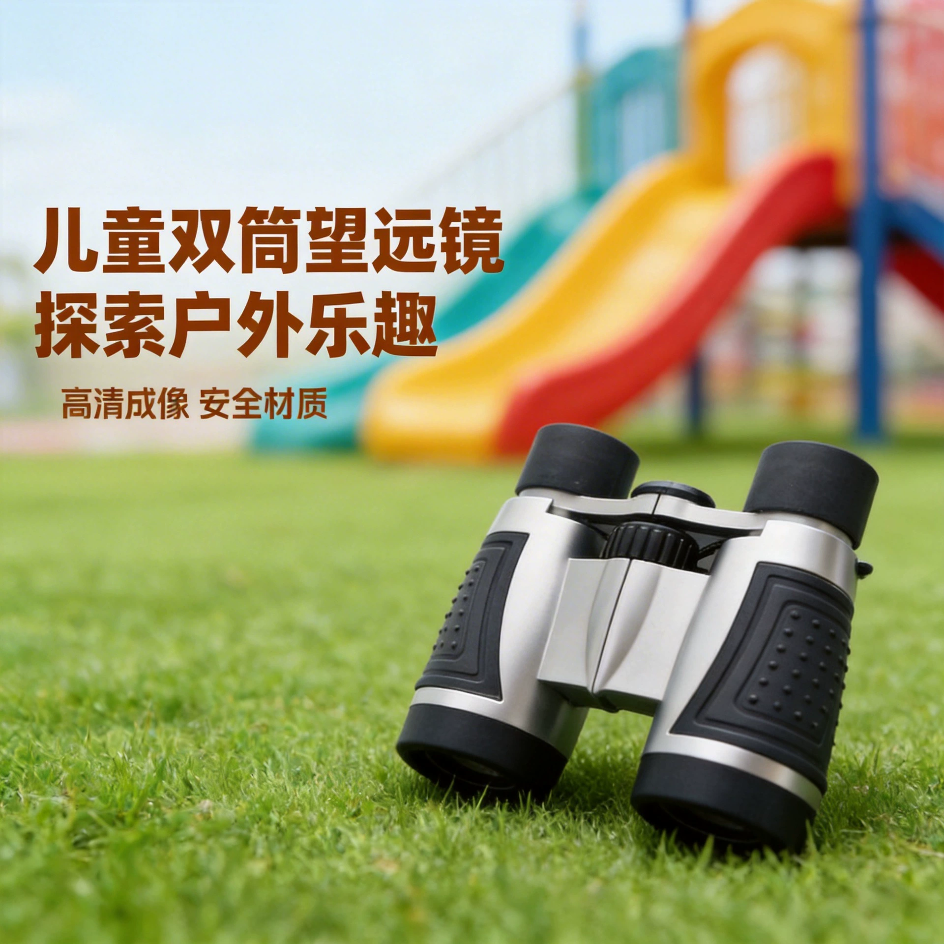 Детский бинокулярный игрушечный телескоп Cross-Border 5 × 30, объектив с многослойным покрытием, Заводской магазин