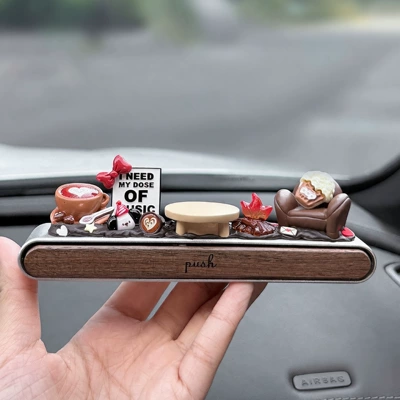 Nömrəli dayanma kartı – DIY Cream Car Temporary Parking - no-9-walnut-wood-double-number-parking-plate-material-kit-note-finished-product-will-be-shipped-by-default