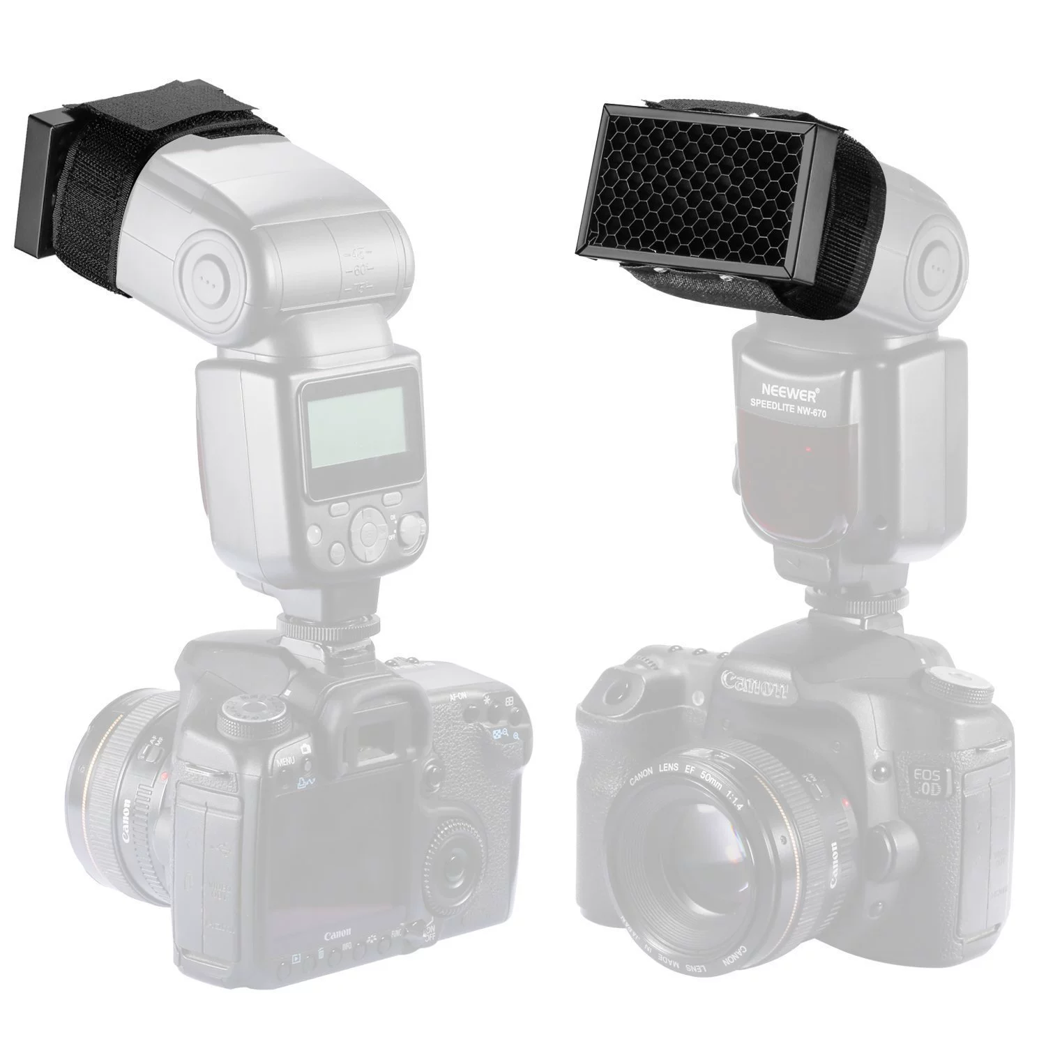 Creating Star Camera Flash Lights Special Honeycomb Small Honeycomb Grid Flash Top Flash Honeycomb Network