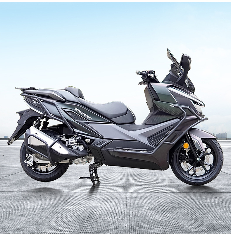 Suitable for Sanyang Cruiser 400 Bumper Anti-Fall and Anti-Collision Scooter Bumper Front and Rear Fully Surrounded Protective Bar Modification