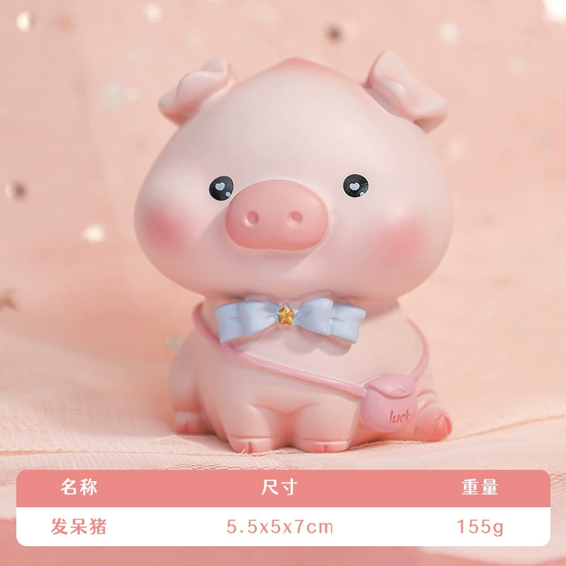 Cartoon creative minifigure, table sophisticated resin decor