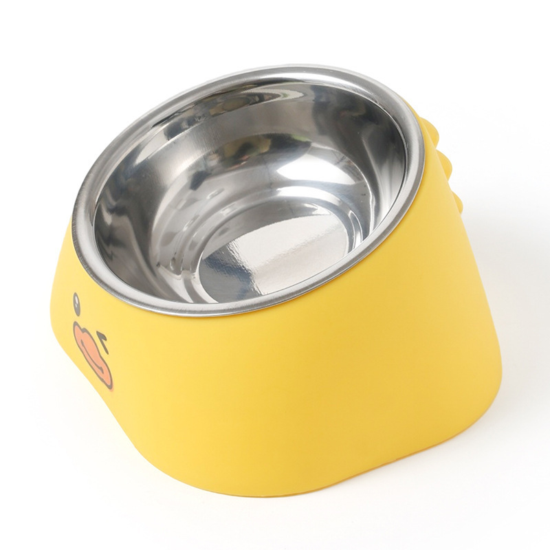 Alimentador de agua para mascotas, herramientas de alimentación 2 en 1 para gatos y perros, cuello para gatos y perros, doble tazón nuevo al por mayor