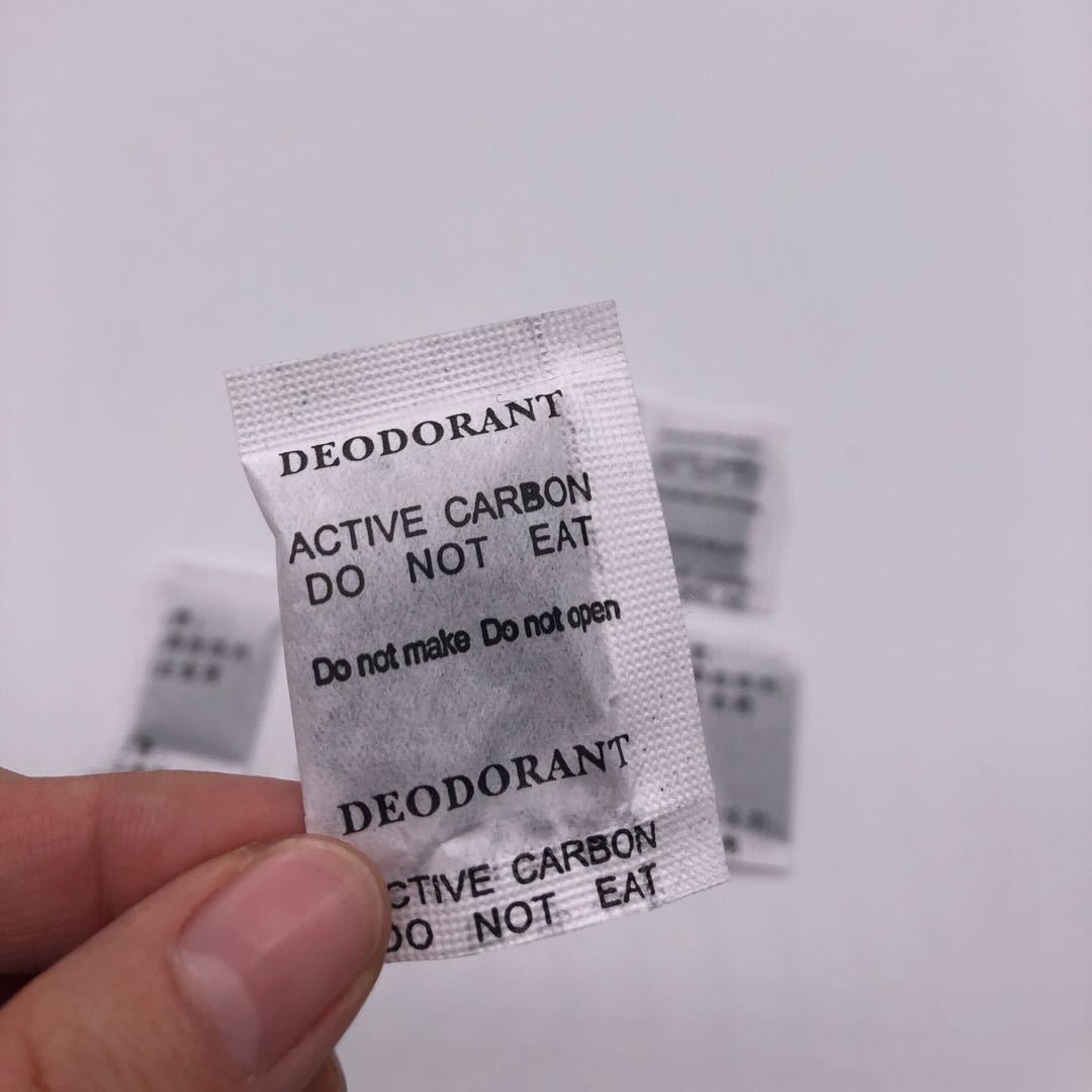 Desodorante de carbón activado, desodorante, paquete pequeño de 1g, 2g, taza de plástico, botella de leche, desodorante, desodorante antihumedad, desodorante