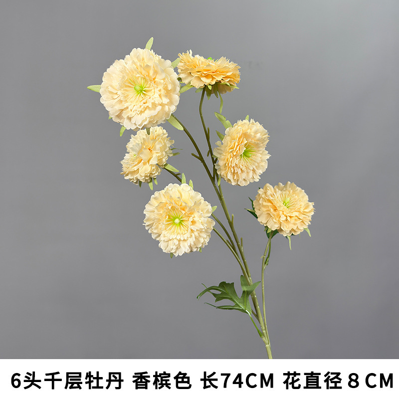 シャンパン模擬花シーンアレンジメント結婚式結婚式家の装飾装飾品花模擬花フェイクブーケ卸売|undefined