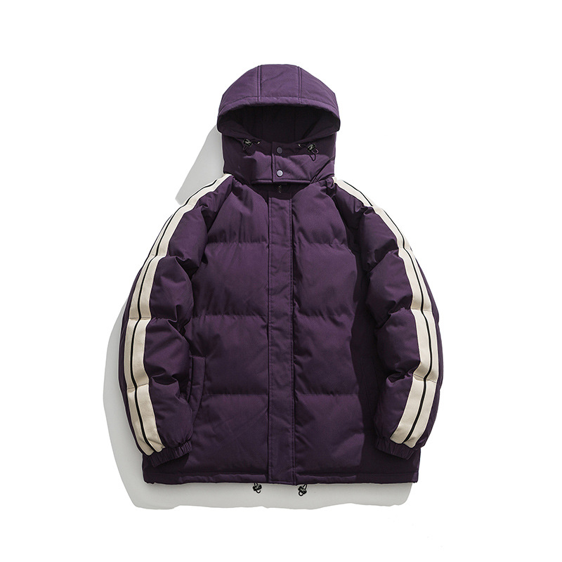 Men's Clothing Hooded cotton coat new style thickened cotton jacket boys trendy couple cotton coat winter coat_voghion.com