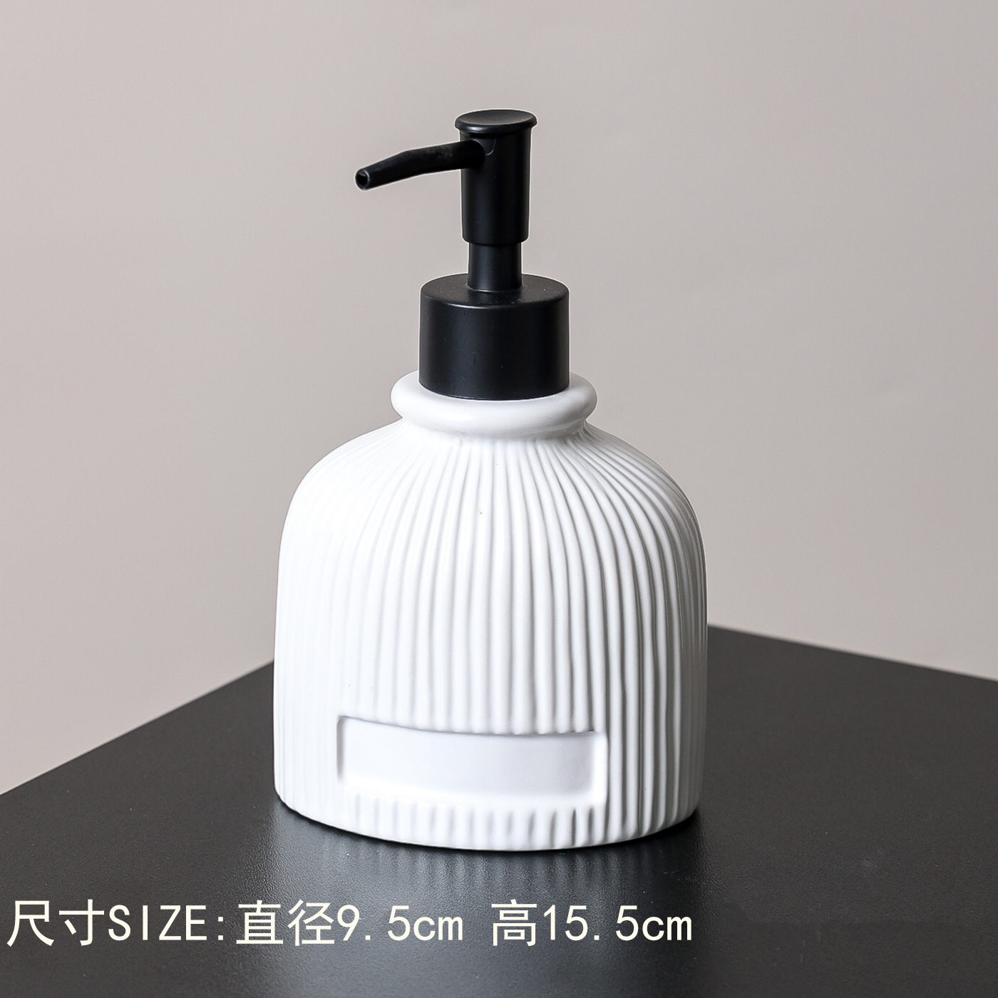 Botella de loción de cerámica de baño de hotel, botella dividida, champú a presión, gel de ducha, loción de manos, acondicionador, botella vacía