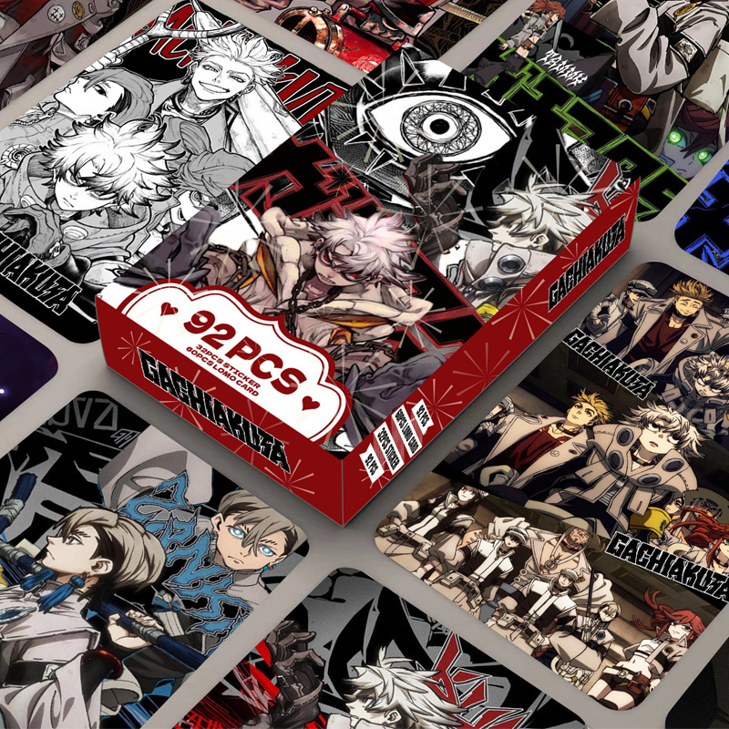92 Collectible Cards, Wasteland War Ghost, Double-Sided High-Definition Color Printed Photo Cards, Lomo Cards, Anime Peripheral Stickers, Greeting Cards 92 Collectible Cards, Wasteland War Ghost, Double-Sided High-Definition Color Printed Photo Cards, Lomo Cards, Anime Peripheral Stickers, Greeting Cards