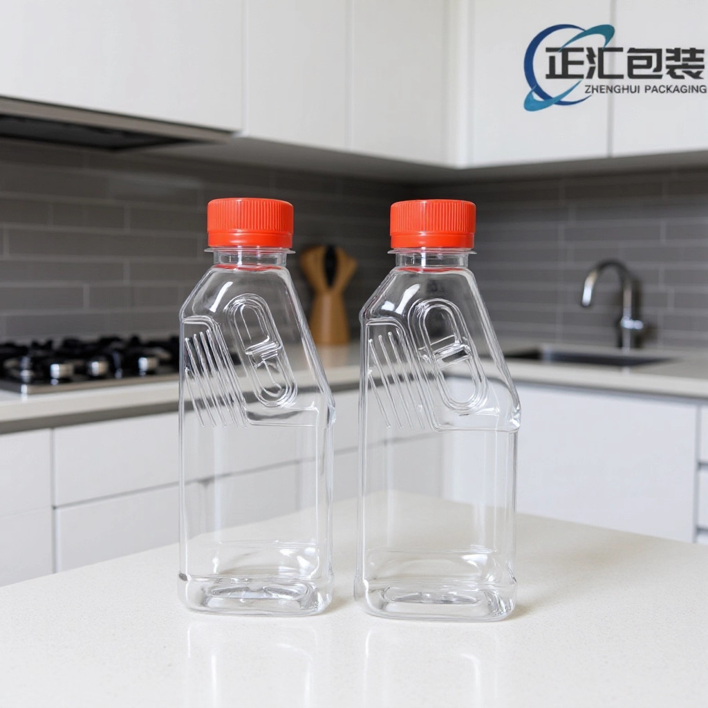 工厂直销220ml扁型油泼辣子瓶密封瓶200油泼辣子PET塑料瓶专空瓶