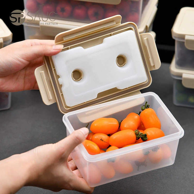 Фруктовый ланч-бокс, герметичный ящик для хранения свежих продуктов с лотком для льда, мобильный ящик для льда с крышкой, упаковочная коробка, портативное уплотнение