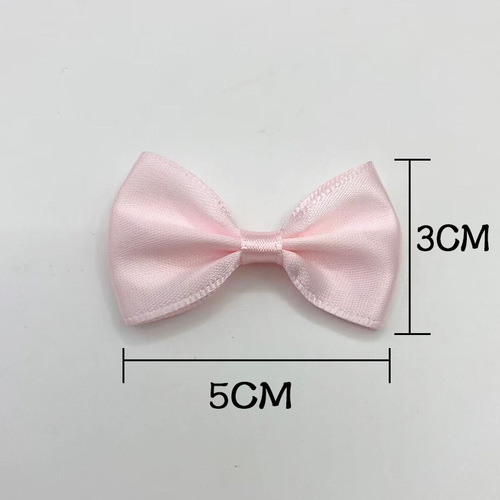 3X5CM Polyester Ribbon with Bow Half-Finished Fashion Accessory Handmade DIY Material Toy Doll Decoration