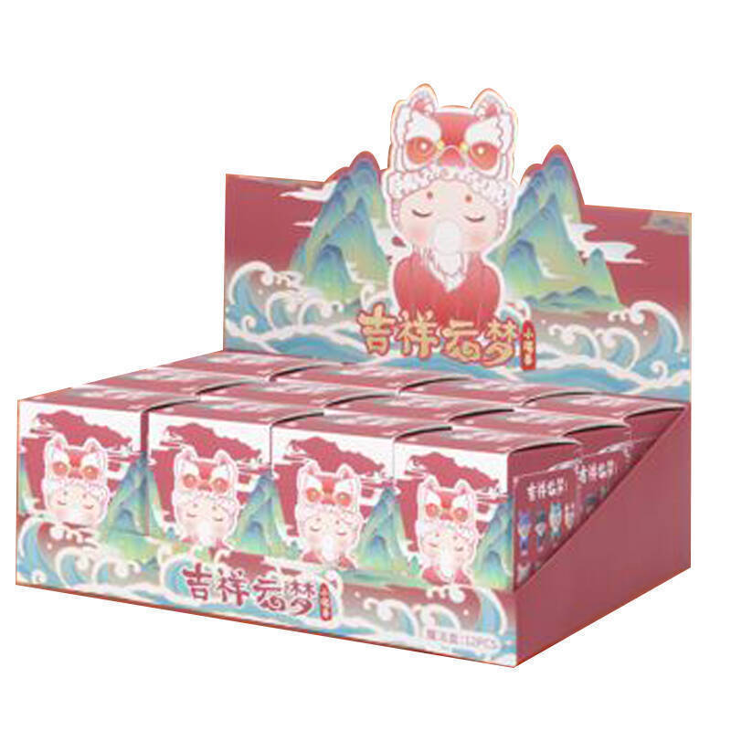 创意古风办公桌面摆件九尾小灵狐萌粒盲盒潮玩公仔节日礼物批发|undefined