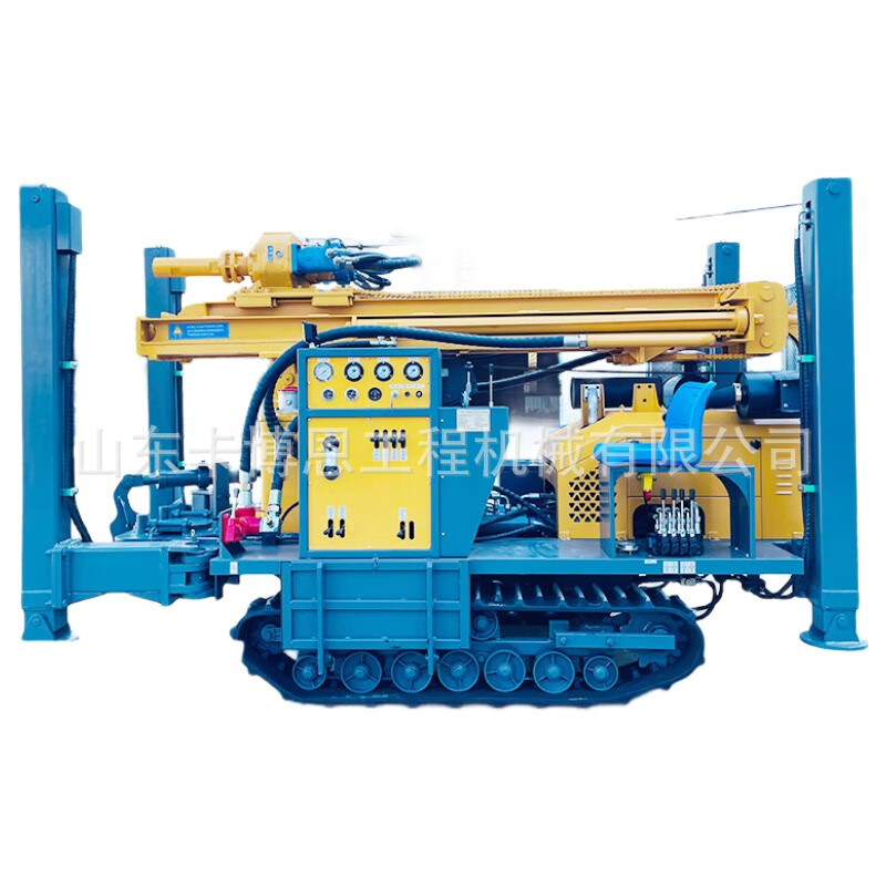 Perforación hidráulica diesel modelo FY200 de equipos de perforación de pozo de pequeño tamaño