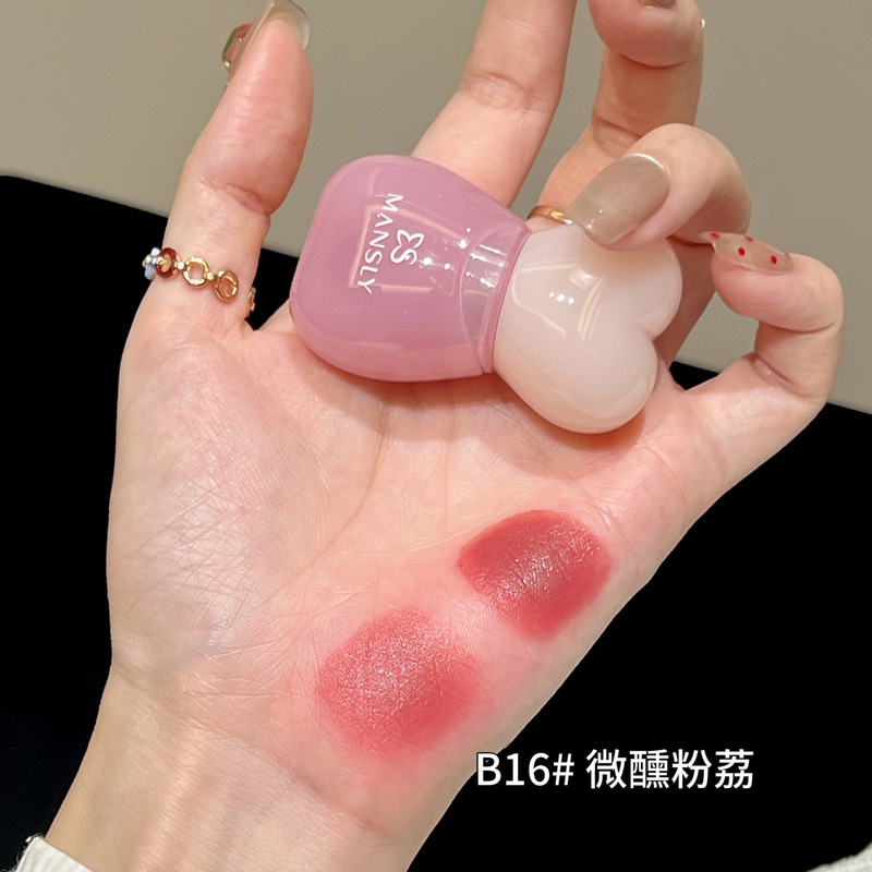 曼诗丽空气朦雾唇泥雾面哑光唇釉显色显白不易沾杯学生女平价彩妆|undefined