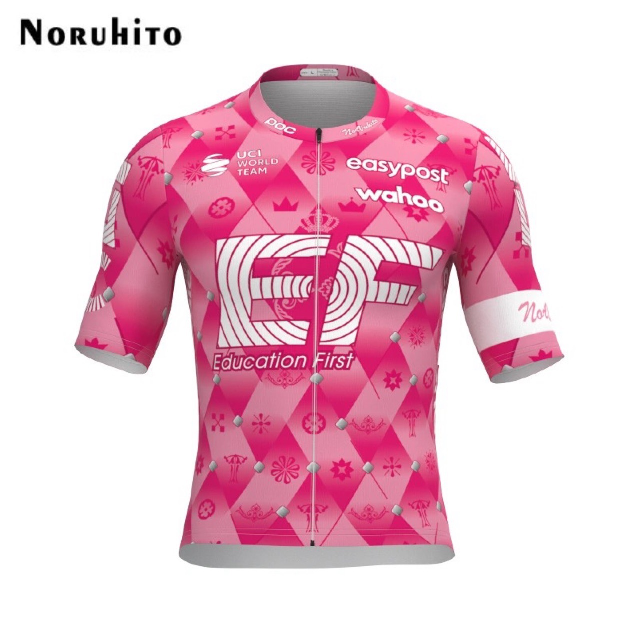 2025 Tour de France EF Men's and Women's Short-sleeved Top Spring and Summer Breathable Bicycle Road Bike Riding Suit