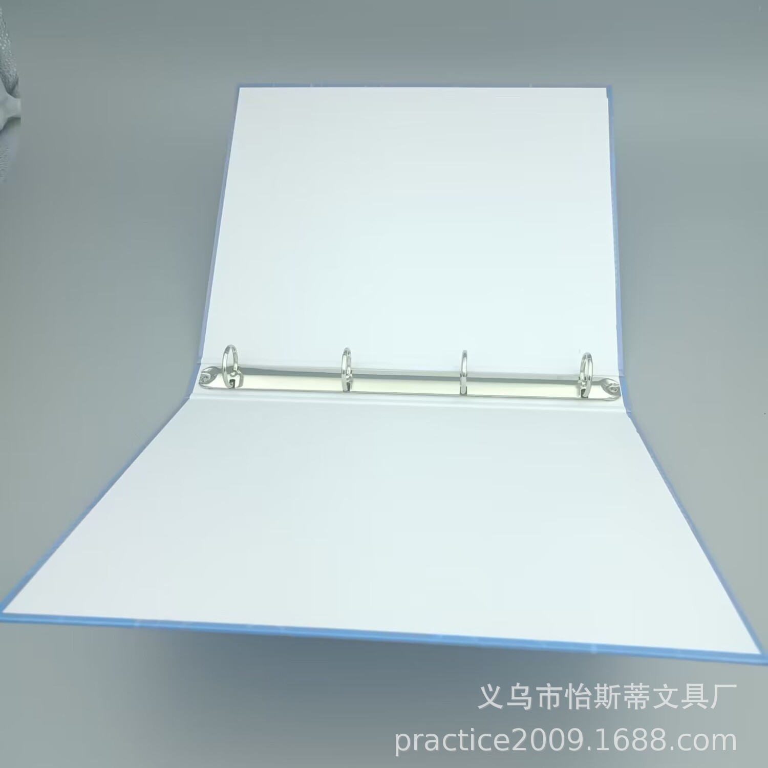 Custom cardboard A4 folder metal four -hole can put the A4 data file…