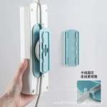 插座插排固定器壁挂免打孔插线板收纳理线器排插无痕绕线器卡通