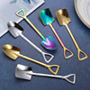 Dessert spoon stainless steel, cute shovel, wholesale