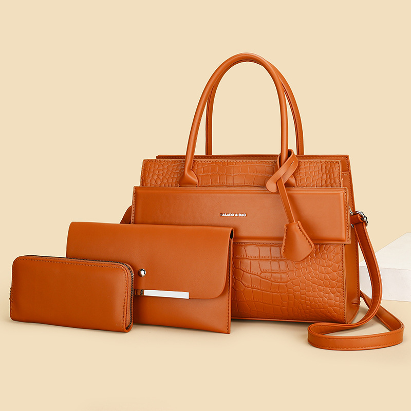 Multi-Piece Set of Mother-In-Law Bags, Women's Bags, Cross-Border Foreign Trade Large-Capacity Shoulder Crossbody Bags, High-End Women's Commuter Handbags