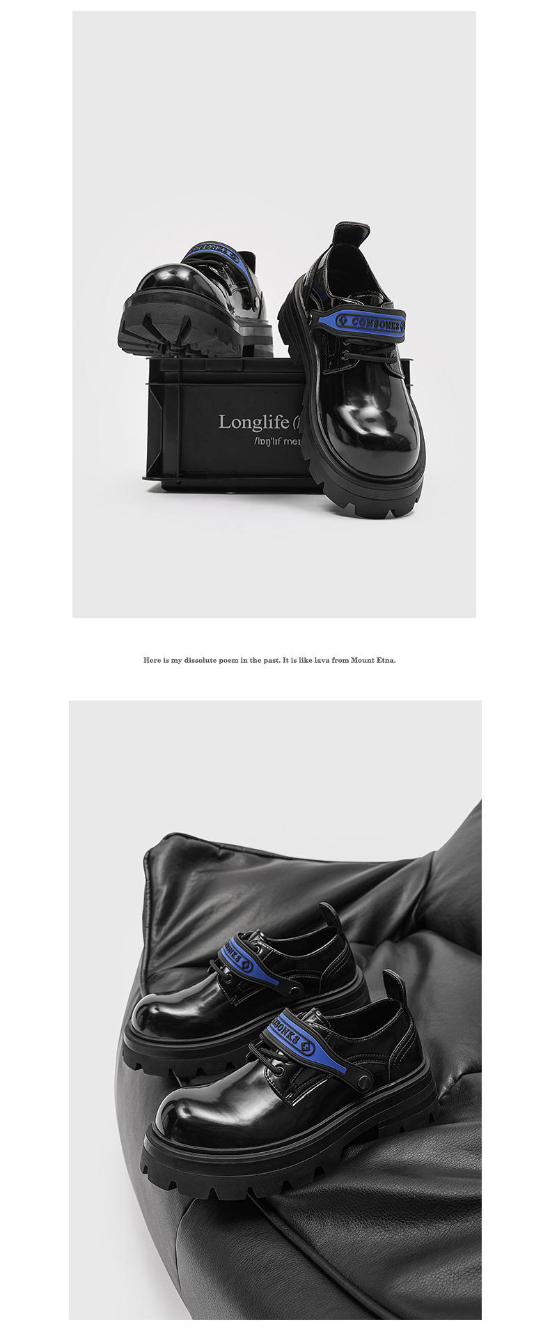 Scarpe Derby da uomo in pelle con punta tonda e suola spessa, stile britannico estivo, ShoeVault_voghion.com