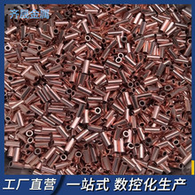 T2紫铜毛细管 精密厚壁纯铜管  新能源仪器管精密切割非