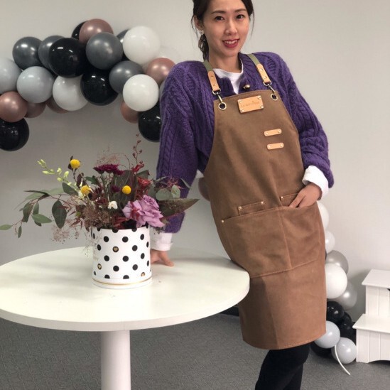 Customized Bartender and Artist Training Kitchen Chain Catering Service Cross Webbing Work Apron Custom Logo Customized Bartender and Artist Training Kitchen Chain Catering Service Cross Webbing Work Apron Custom Logo