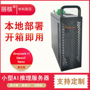 Deepseek-Qwen3 Large Model Machine Vision Ai Reasoning Device with Small Size, Low Power Consumption and 2-700t Computing Power