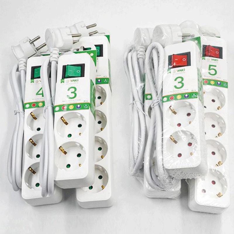 欧式排插法规插排电线接线板一转多全铜总控开关儿童防触欧规插座